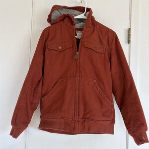 Duluth Trading Co Superior Fire Hose Insulated Hooded Jacket